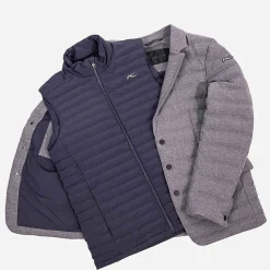KJUS Jackets & Vests-Men'S Kensington Blazer Jacket Steel Grey/Deep Space