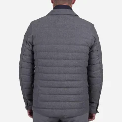 KJUS Jackets & Vests-Men'S Kensington Blazer Jacket Steel Grey/Deep Space
