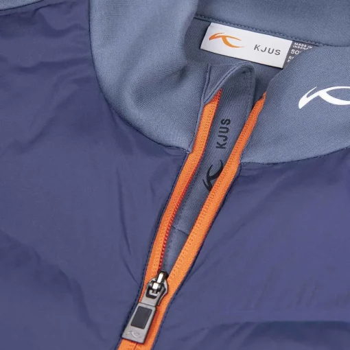 KJUS Midlayers & Sweaters-Men'S Kieran Jacket Steel Blue/Atlanta Blue
