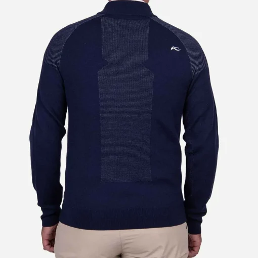 KJUS Midlayers & Sweaters-Men'S Kulm Half-Zip Atlanta Blue Melange