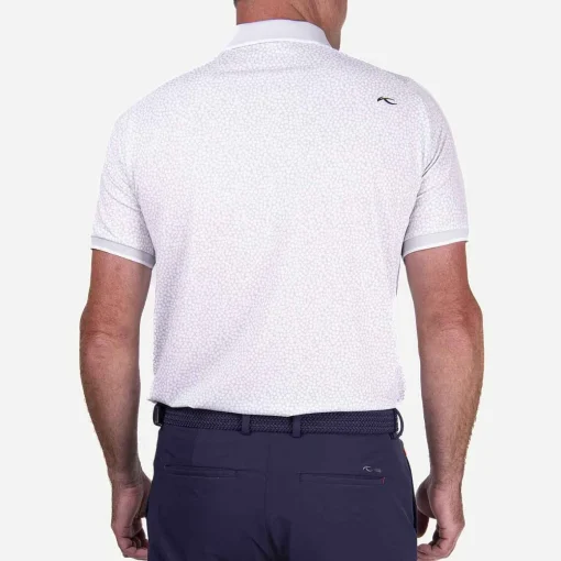 KJUS Polos-Men'S Lance Printed Polo S/S Alloy/White