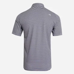 KJUS Polos-Men'S Lee Stripe Polo S/S White/Atlanta Blue