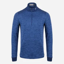 KJUS Midlayers & Sweaters-Men'S Liam Techwool Half-Zip Bright Blue