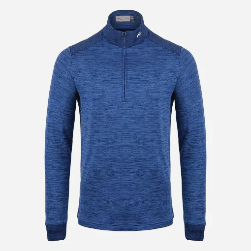 KJUS Midlayers & Sweaters-Men'S Liam Techwool Half-Zip Bright Blue