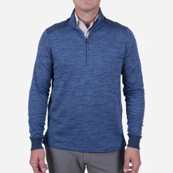 KJUS Midlayers & Sweaters-Men'S Liam Techwool Half-Zip Bright Blue