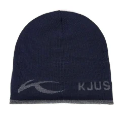 KJUS Accessories-Men'S Logo Knit Beanie Deep Space/Steel Grey