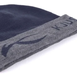 KJUS Accessories-Men'S Logo Knit Beanie Deep Space/Steel Grey