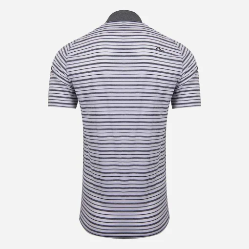 KJUS Polos-Men'S Luis Multi Stripe Polo S/S White/Metal Grey