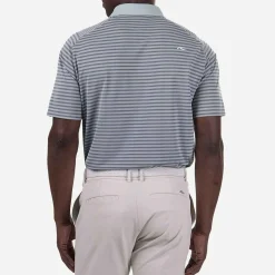 KJUS Polos-Men'S Luis Stripe Polo S/S Seaglass/Pewter