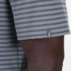 KJUS Polos-Men'S Luis Stripe Polo S/S Seaglass/Pewter