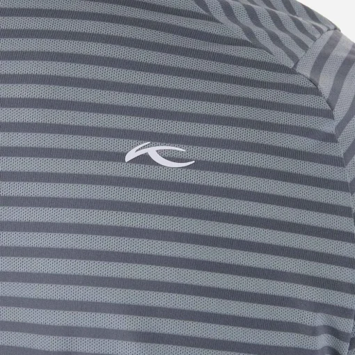 KJUS Polos-Men'S Luis Stripe Polo S/S Seaglass/Pewter