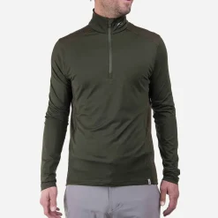 KJUS Midlayers & Sweaters-Men'S Nordiclite Midlayer Half-Zip Dark Olive