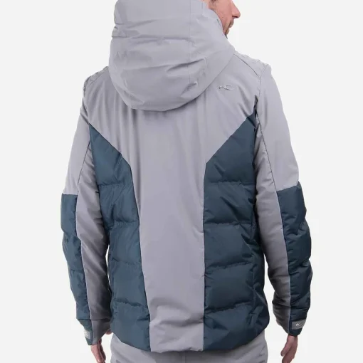KJUS Jackets & Vests-Men'S Pivot Jacket Pewter/Petrol Blue