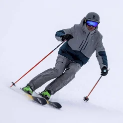 KJUS Jackets & Vests-Men'S Pivot Jacket Pewter/Petrol Blue
