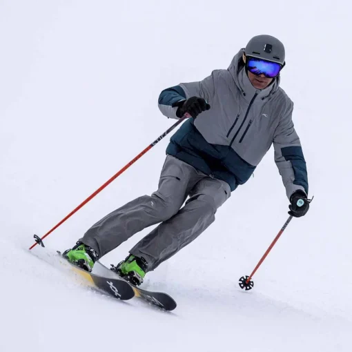 KJUS Jackets & Vests-Men'S Pivot Jacket Pewter/Petrol Blue