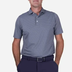 KJUS Polos & Shirts-Men'S Preston Polo S/S Steel Blue/Alloy