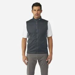 KJUS Midlayers & Sweaters-Men'S Radiation Vest Dark Dusk/Steel Grey Melange