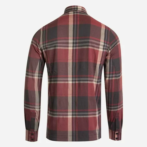 KJUS Polos & Shirts-Men'S Ray Warm Shirt Garnet Red/Dark Dusk