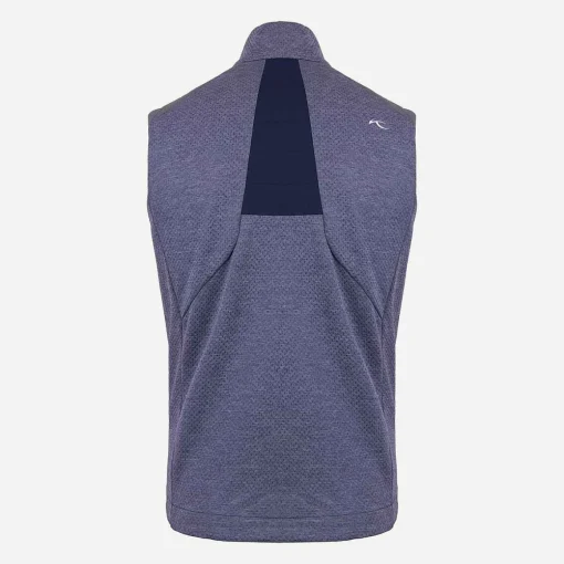 KJUS Jackets & Vests-Men'S Reflection Vest Atlanta Blue Melange/Steel Grey