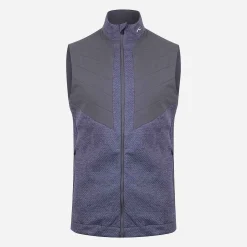 KJUS Jackets & Vests-Men'S Reflection Vest Atlanta Blue Melange/Steel Grey