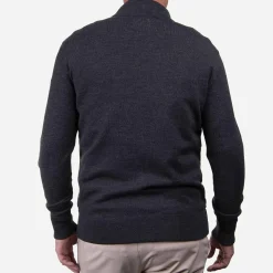KJUS Jackets & Vests-Men'S Rhys Insulation Jacket Black/Steel Grey Melange