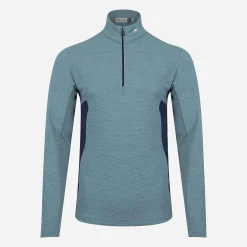 KJUS Midlayers & Sweaters-Men'S Roman Midlayer Half-Zip Cypress Blue