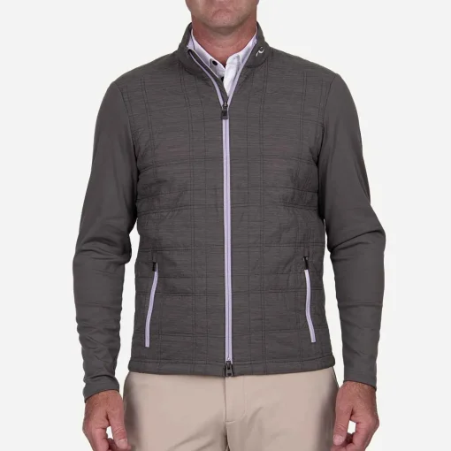 KJUS Jackets & Vests-Men'S Rowan Insulated Jacket Iron