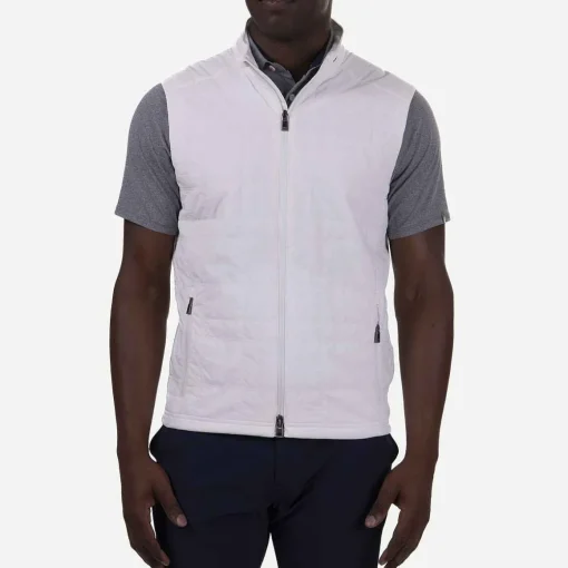 KJUS Jackets & Vests-Men'S Rowan Insulated Vest White
