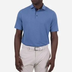 KJUS Polos & Shirts-Men'S Savin Structure Polo S/S Clear Lake