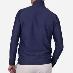 KJUS Activewear-Men'S Seoul Midlayer Half-Zip Atlanta Blue