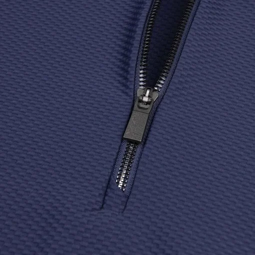 KJUS Activewear-Men'S Seoul Midlayer Half-Zip Atlanta Blue