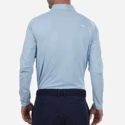 KJUS Polos-Men'S Soren Polo L/S (Solid) Coastline