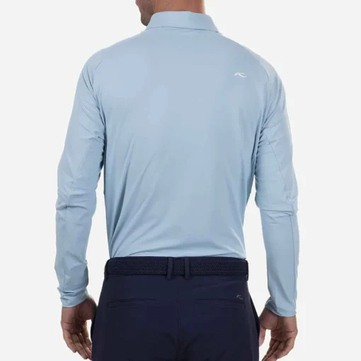 KJUS Polos-Men'S Soren Polo L/S (Solid) Coastline