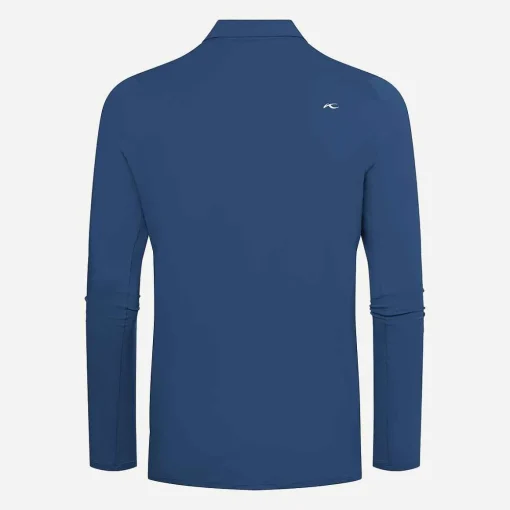 KJUS Polos-Men'S Soren Solid Polo L/S Blueberry