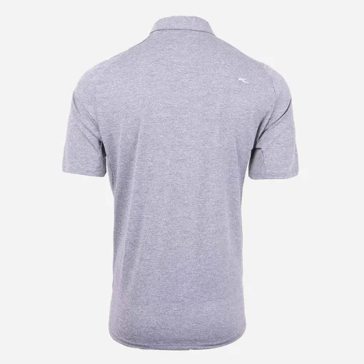 KJUS Polos-Men'S Soren Solid Polo S/S Steel Grey Melange