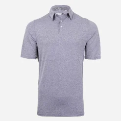 KJUS Polos-Men'S Soren Solid Polo S/S Steel Grey Melange