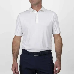 KJUS Polos-Men'S Soren Solid Polo S/S White