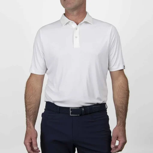 KJUS Polos-Men'S Soren Solid Polo S/S White