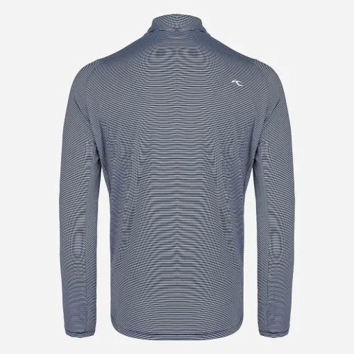 KJUS Polos-Men'S Soren Stripe Polo L/S Niagara/Atlanta Blue
