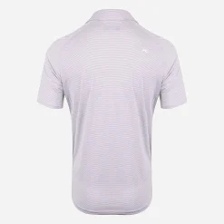 KJUS Polos-Men'S Soren Stripe Polo S/S White/Silver Fog Melange