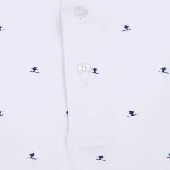 KJUS Polos-Men'S Sotto Polo S/S White/Atlanta Blue