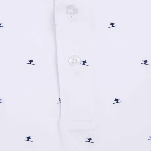 KJUS Polos-Men'S Sotto Polo S/S White/Atlanta Blue