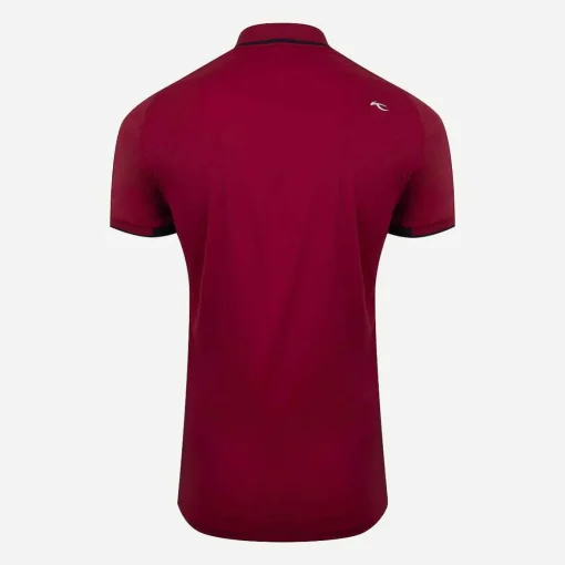 KJUS Polos-Men'S Spot Printed Polo S/S Cardinal/Atlanta Blue
