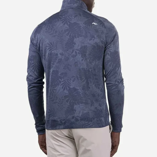 KJUS Midlayers & Sweaters-Men'S Stephen Half-Zip Steel Blue/Atlanta Blue