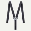KJUS Accessories-Men'S Suspenders Short Black