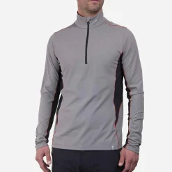 KJUS Midlayers & Sweaters-Men'S Taos Midlayer Half-Zip Pewter