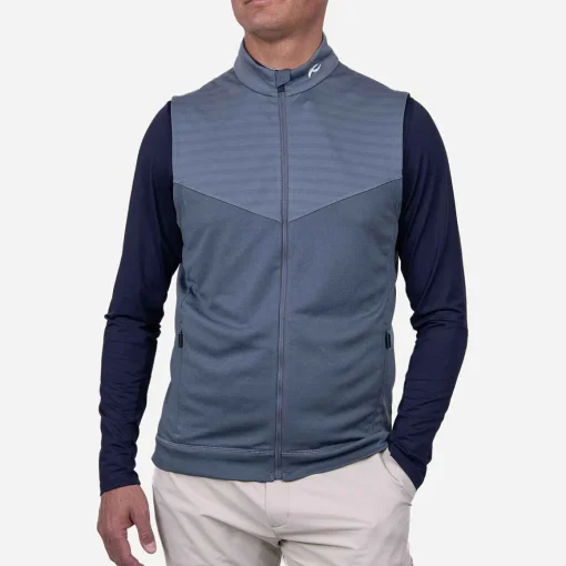 KJUS Jackets & Vests-Men'S Westport Vest Steel Blue
