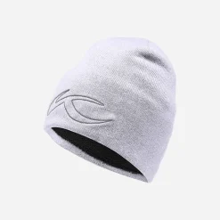 KJUS Accessories-Unisex Side Logo Beanie White