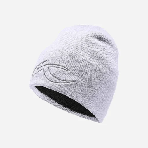 KJUS Accessories-Unisex Side Logo Beanie White
