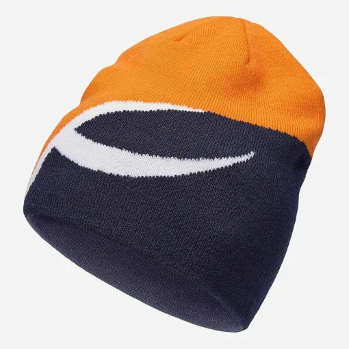 KJUS Accessories-Unisex Uprising Beanie Black/Kjus Orange